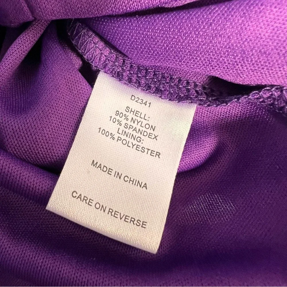 NWT ALEXIA ADMOR Purple Lace Dress Cap Sleeve Above Knee Party Cocktail Women's - Picture 7 of 11